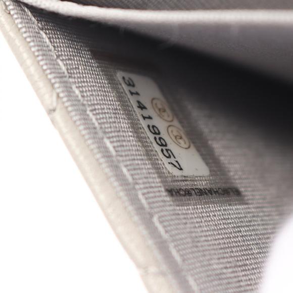 CHANEL Matelasse Shoulder Bag lambskin sheep leather gray - Picture 5 of 5